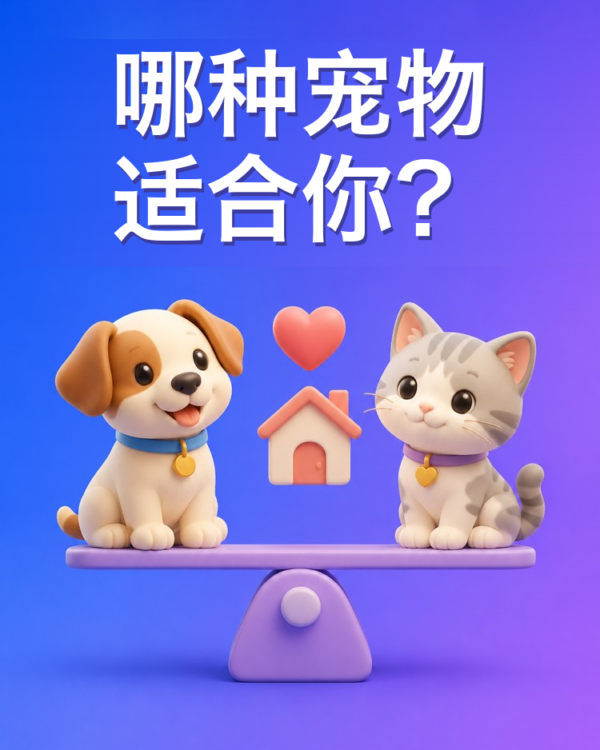 哪种宠物适合你的生活方式（AI提示词）