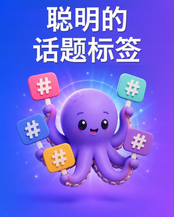 让更多人看到的话题标签策略（AI提示词）