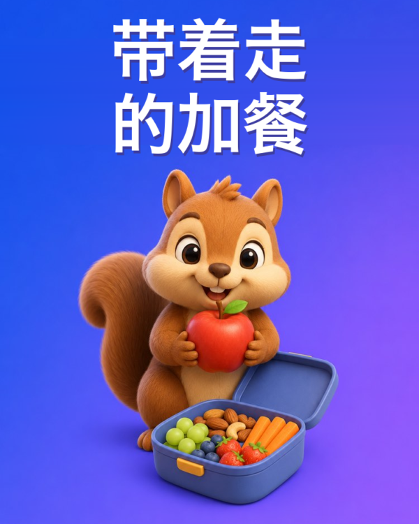 带去上班和上学的健康加餐