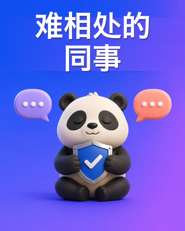 和难相处的上司或同事共事