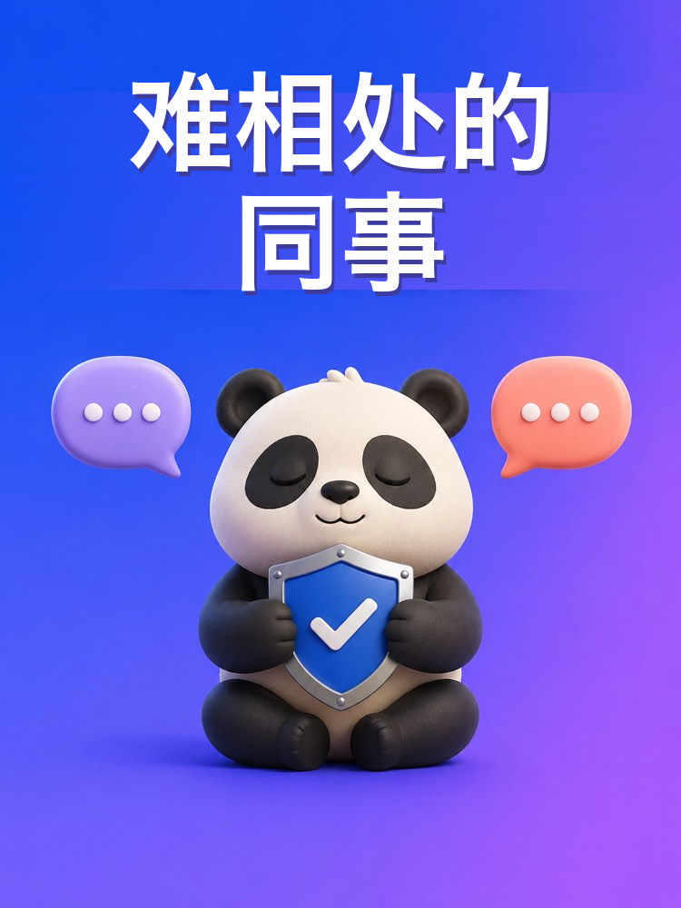 和难相处的上司或同事共事
