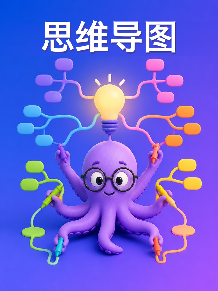 任何主题的思维导图