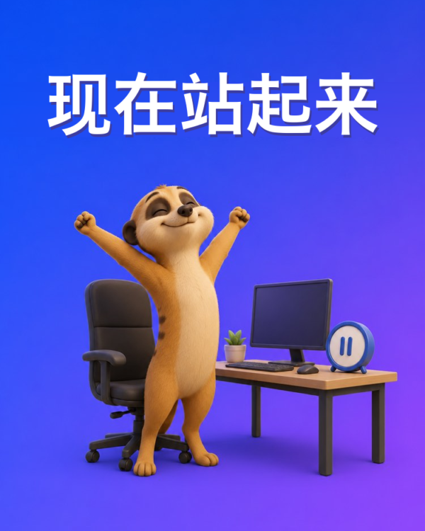 久坐一天的人的活动间歇