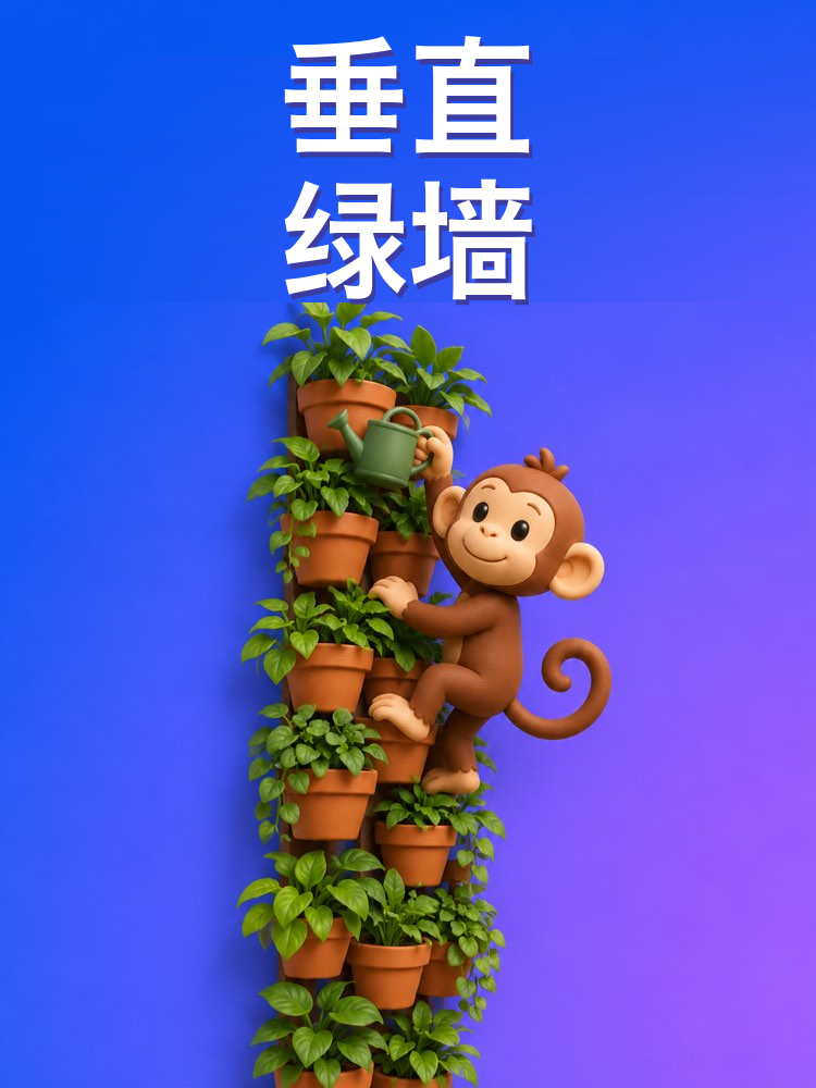 一步一步做出垂直绿墙（AI提示词）