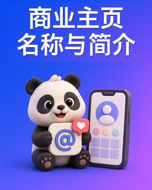 Instagram 商业主页的名称与简介