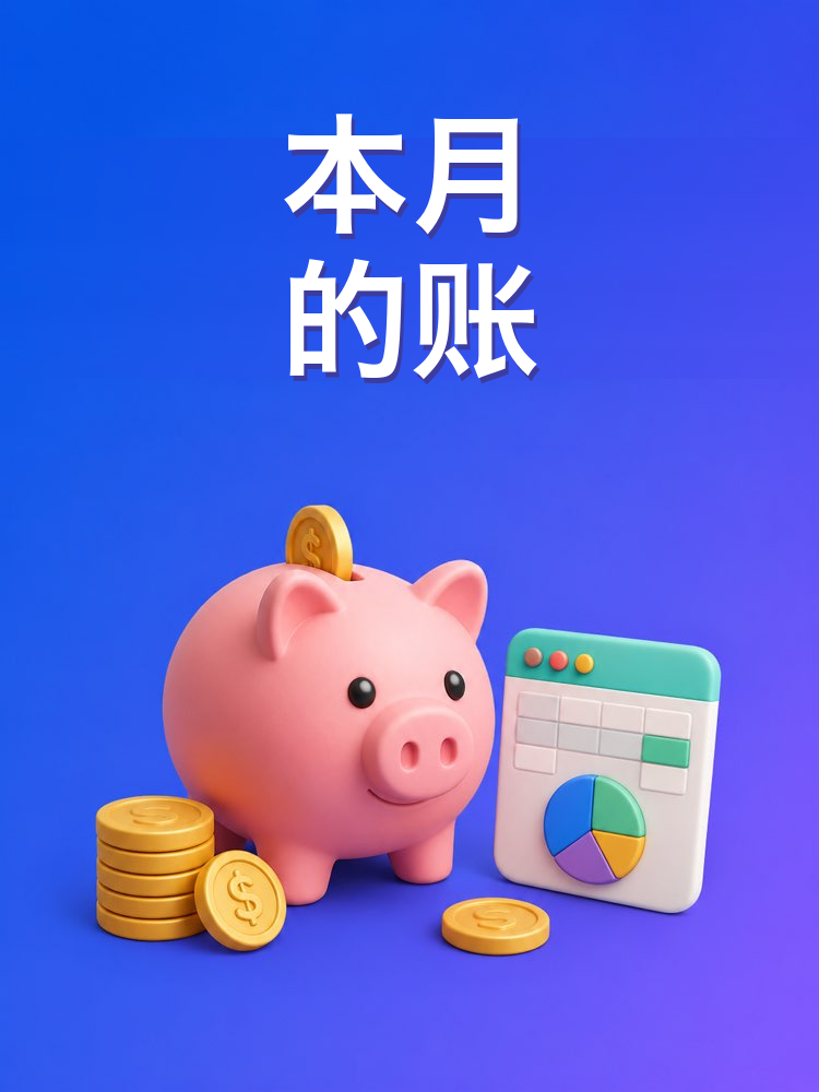 整理本月的钱