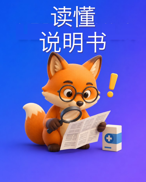 用大白话读懂药品说明书