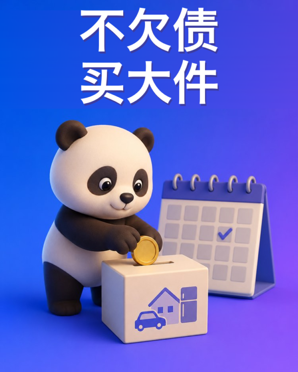 不欠债也能买下大件