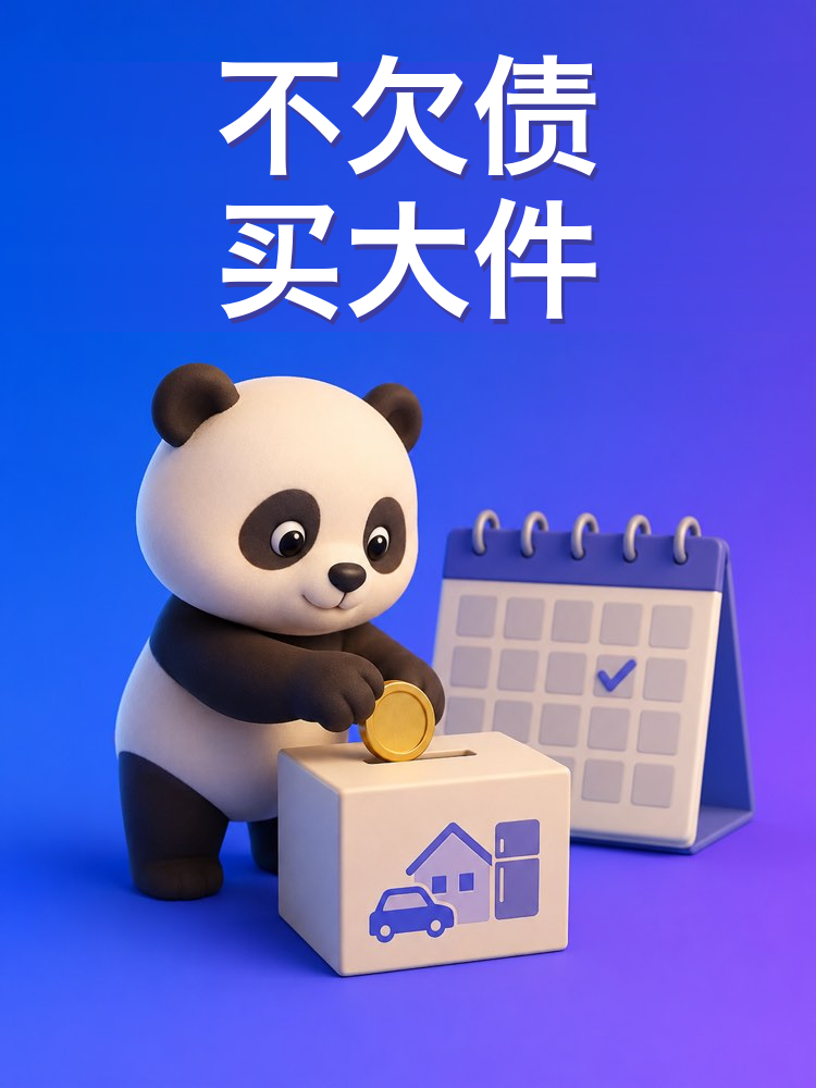 不欠债也能买下大件