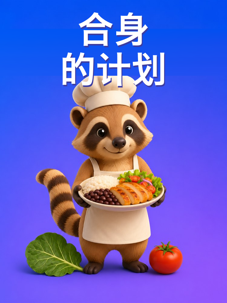 为你的目标排的简单饮食计划，用 AI 来做