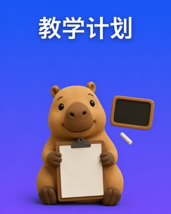 一周的教学计划