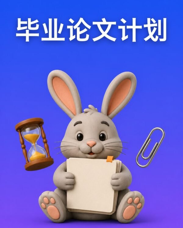 毕业论文计划：从选题到交稿