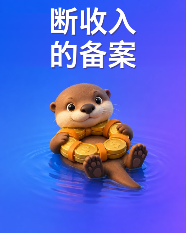 收入中断的财务备案