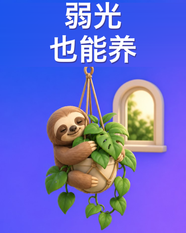 光线弱的公寓也能养的植物（AI提示词）