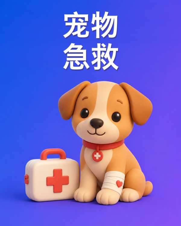 宠物急救与紧急处理的最初几分钟（AI提示词）