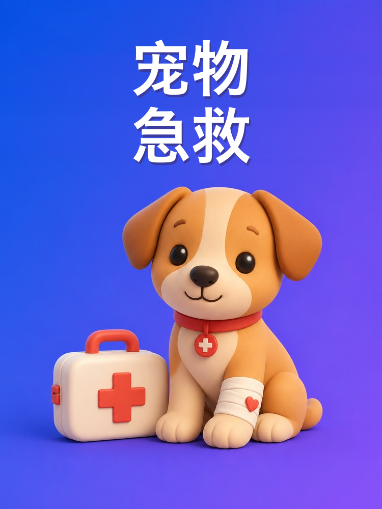 宠物急救与紧急处理的最初几分钟（AI提示词）