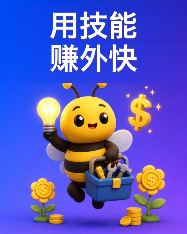 用你已有的技能挣一份额外收入