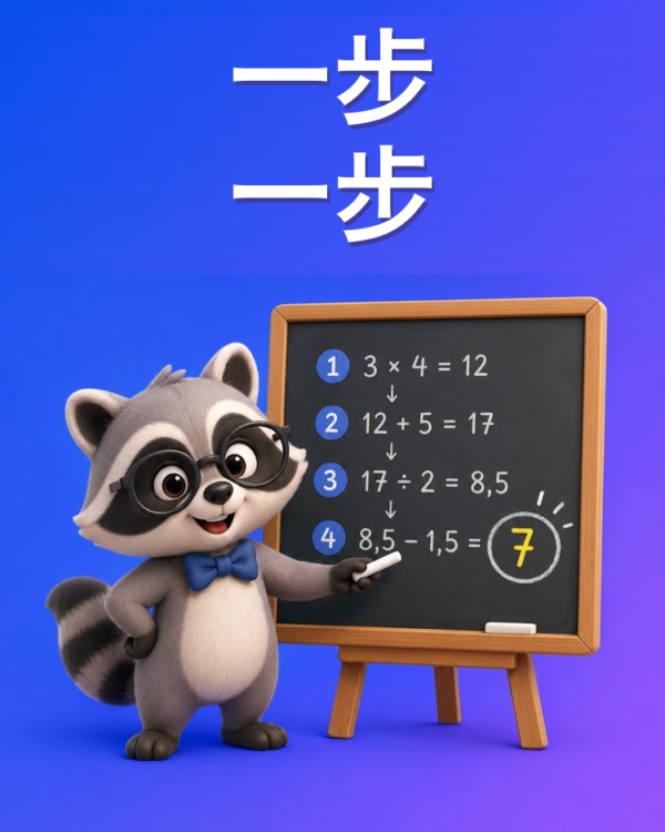 一步一步解一道题