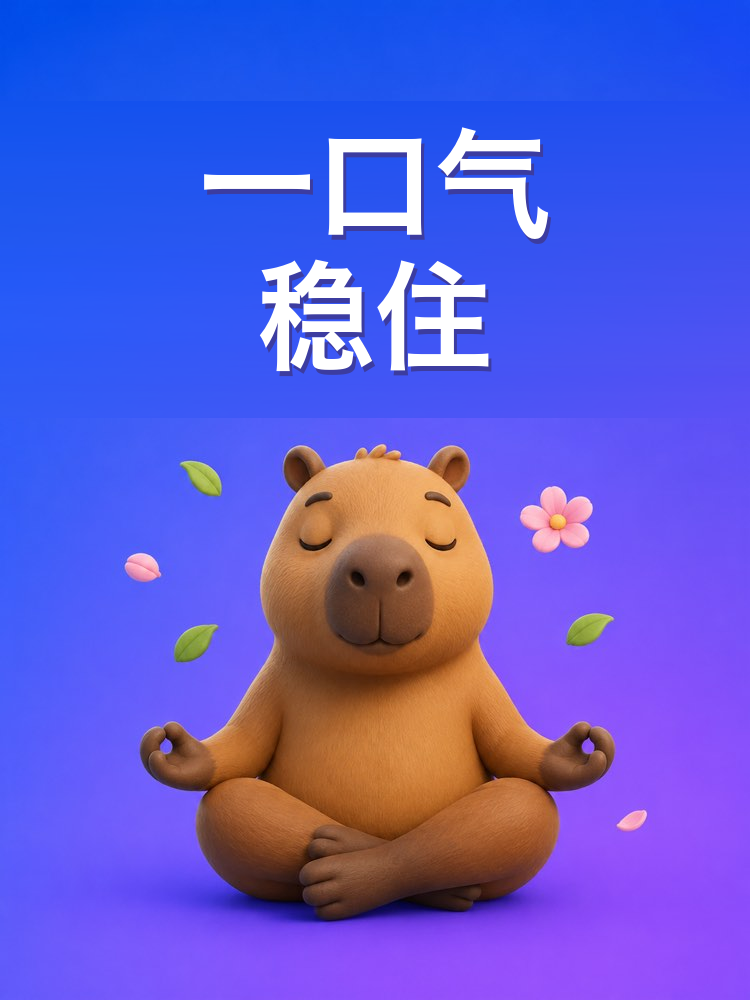 让焦虑平静下来的呼吸练习