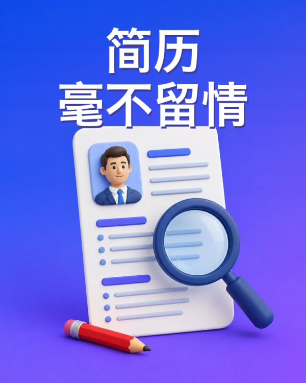 毫不留情的简历检查