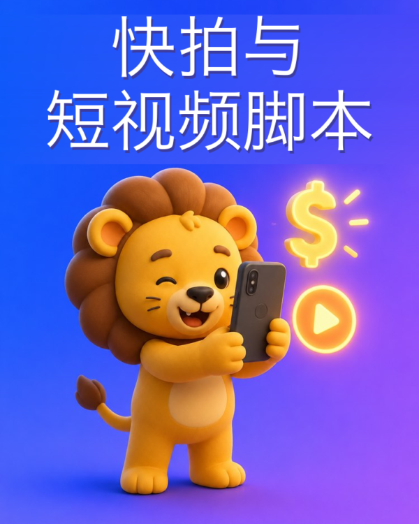 用来推广和卖货的快拍与短视频脚本