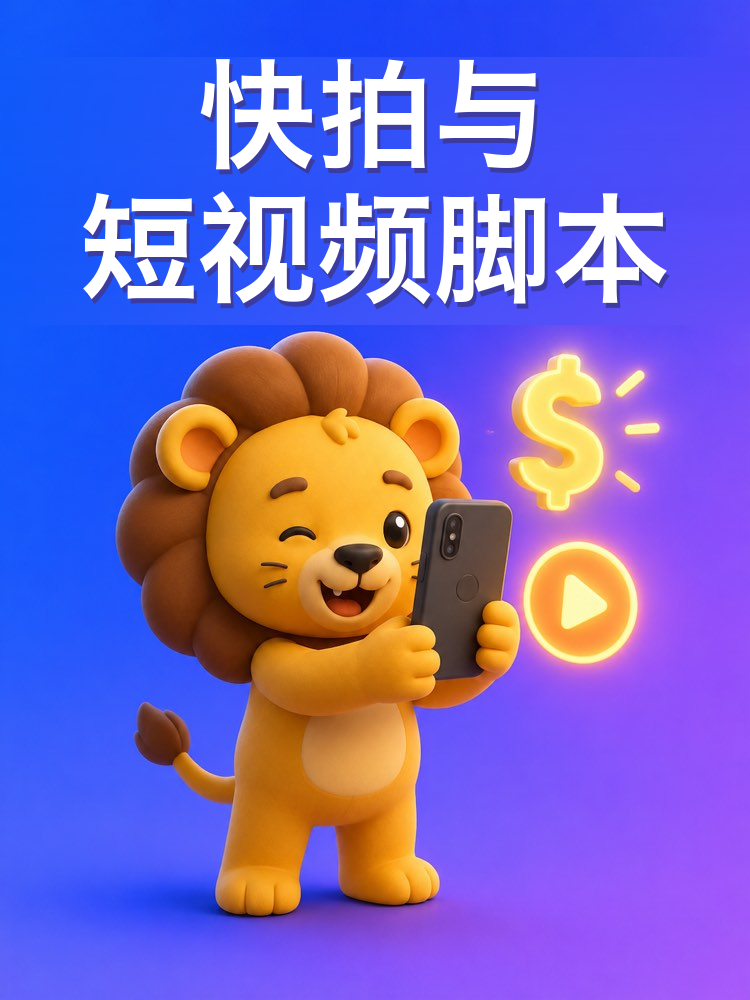 用来推广和卖货的快拍与短视频脚本