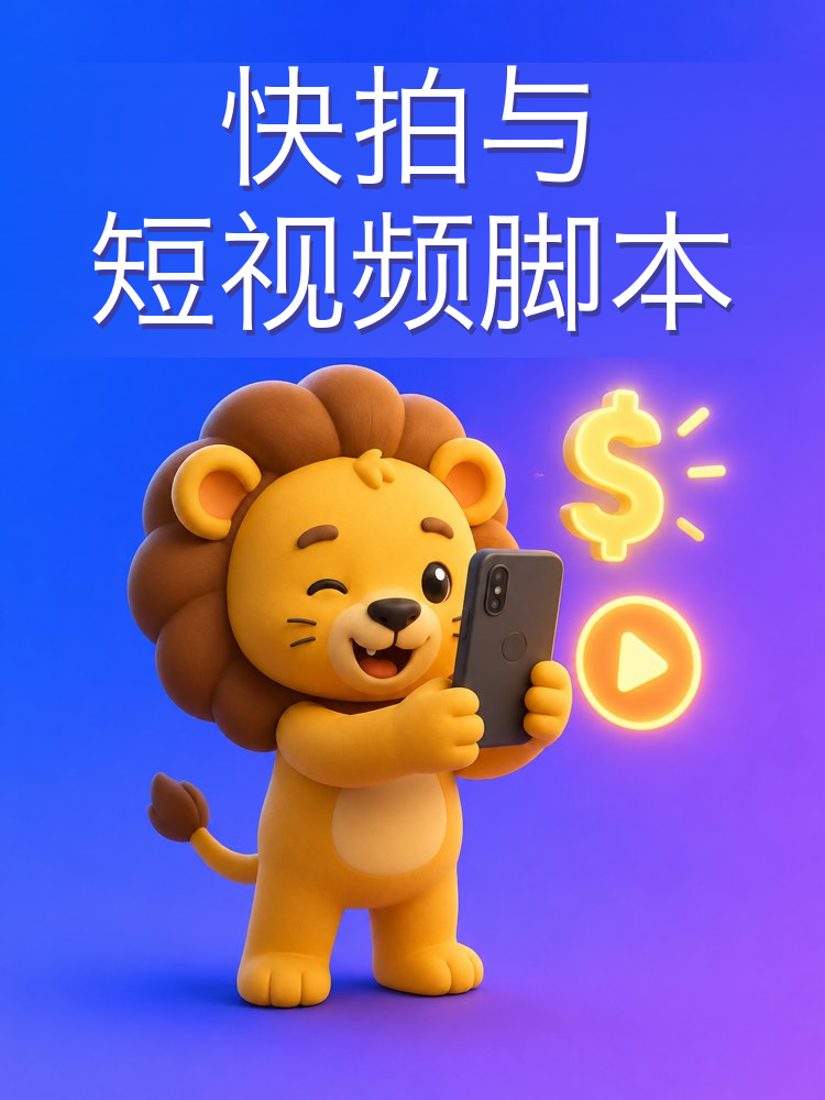 用来推广和卖货的快拍与短视频脚本