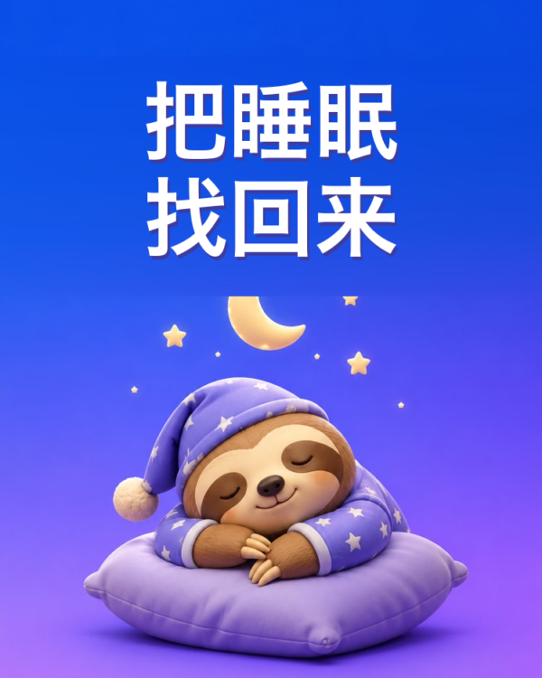 睡得好、歇得够的作息
