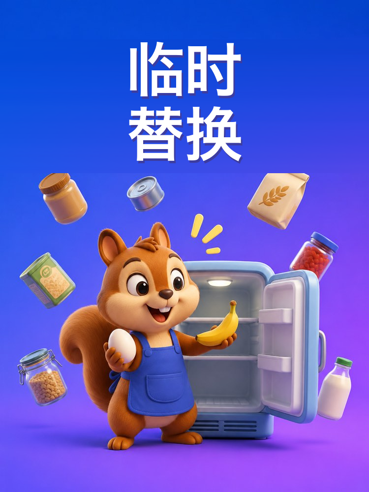 做菜途中的食材替换