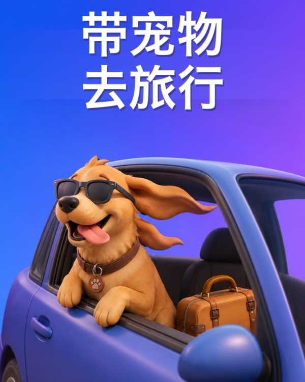带宠物旅行不焦虑的清单(AI提示词)