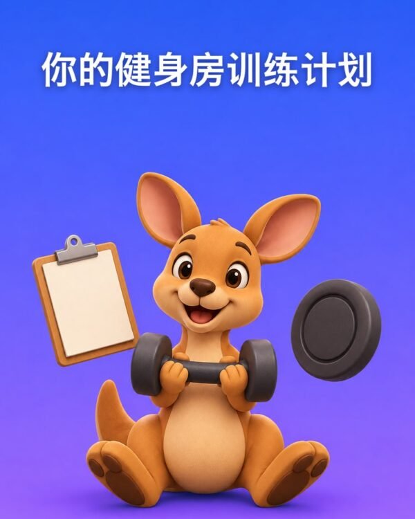 按你能去的天数排的健身房力量训练计划