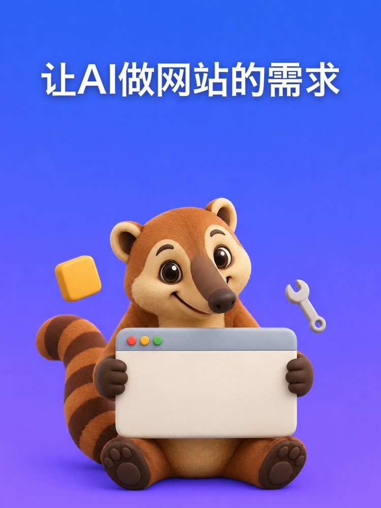 让 AI 做出网站的需求说明