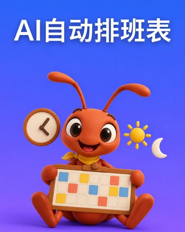 AI排班表:班次和工时都核对过
