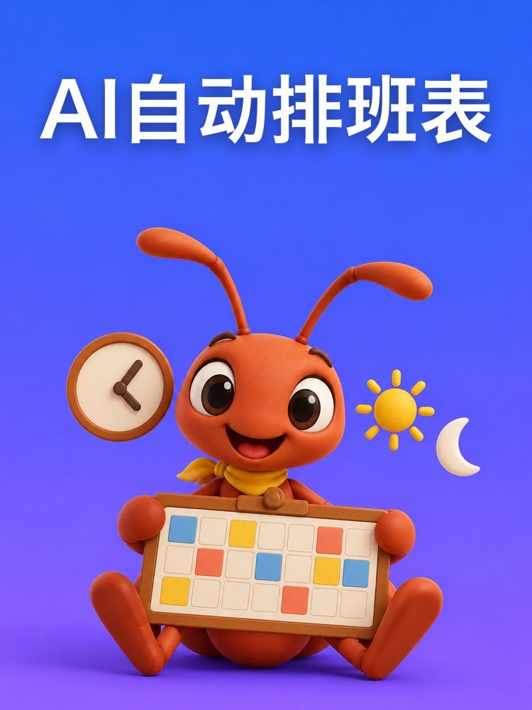 AI排班表:班次和工时都核对过