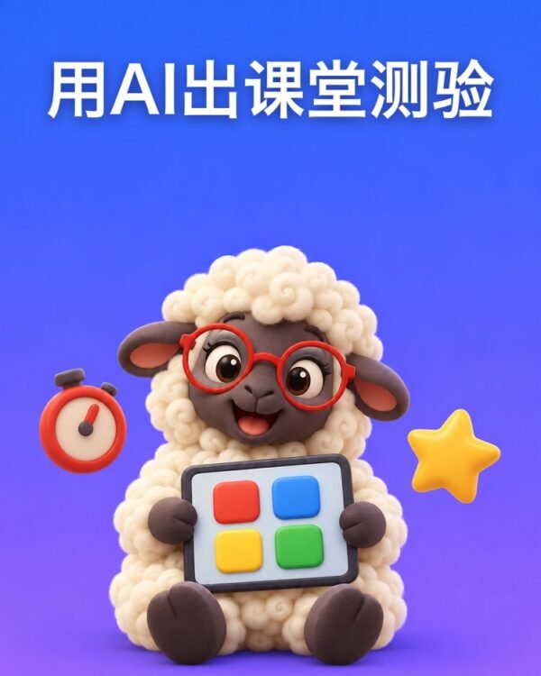 AI出题:给全班出课堂测验,直接导入问卷星