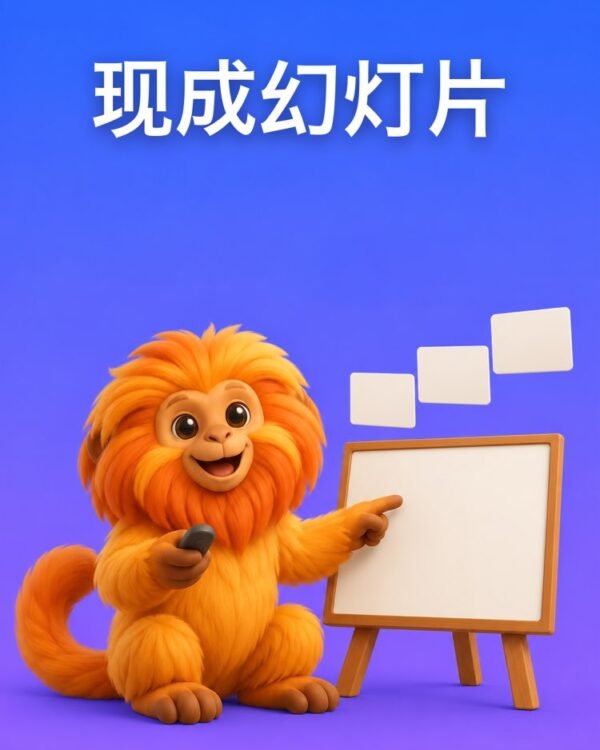 现成幻灯片，附上每一页要讲的话